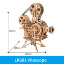 Hand Projector Classic Film Vitascope 3D Wooden Puzzle Model DIY Building Toys - ROKR