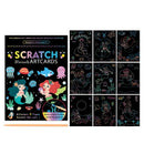 Magic Rainbow Color Scratch Art Paper Card Kit For Kids - Artcards