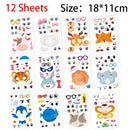 Make A Face Stickers DIY Art Craft For Kids - Make Your Own Stickers