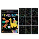 Magic Rainbow Color Scratch Art Paper Card Kit For Kids - Artcards