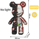 Mini Love Violent Bear Brick Colored Model