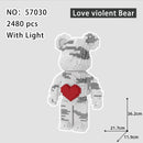 Love Violent Bear Brick Model - Building Block Toys
