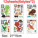 Make A Face Stickers DIY Art Craft For Kids - Make Your Own Stickers