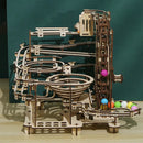 Marble Run Set Wooden DIY Maze Model Building Block Kit - 335PCS