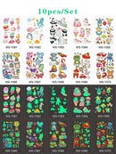 Luminous Temporary Tattoo Stickers for Kids Unicorn - Glow in The Dark Tattoo