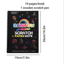 Magic Rainbow Scratch Paper Note Pad Kit