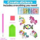 Kids Diamond Painting Sticker Kits for Children Easy DIY Disney Mermaid Cartoon Stickers