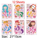 Make A Face Stickers DIY Art Craft For Kids - Make Your Own Stickers