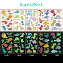 Luminous Temporary Tattoo Stickers for Kids Unicorn - Glow in The Dark Tattoo