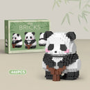 Cute Panda Mini Building Blocks Creative DIY Assembly