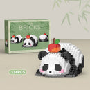 Cute Panda Mini Building Blocks Creative DIY Assembly