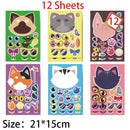 Make A Face Stickers DIY Art Craft For Kids - Make Your Own Stickers