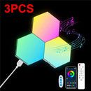 RGB LED Hexagon Light Bluetooth Indoor Wall Light