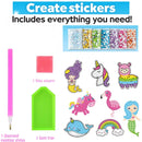 Kids Diamond Painting Sticker Kits for Children Easy DIY Disney Mermaid Cartoon Stickers