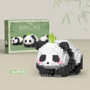 Cute Panda Mini Building Blocks Creative DIY Assembly