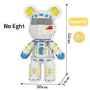 Mini Love Violent Bear Brick Colored Model