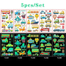 Luminous Temporary Tattoo Stickers for Kids Unicorn - Glow in The Dark Tattoo