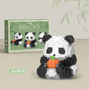 Cute Panda Mini Building Blocks Creative DIY Assembly