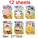 Make A Face Stickers DIY Art Craft For Kids - Make Your Own Stickers