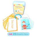 English Words and Math Learning Educational Flash Cards for Kids 3-6 Years