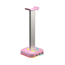 RGB Gaming Headphone Stand with USB Ports Touch Control