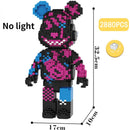 Mini Love Violent Bear Brick Colored Model