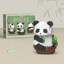 Cute Panda Mini Building Blocks Creative DIY Assembly