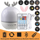 Deer Dimmable Night Light and Projector with Music Player