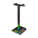 RGB Gaming Headphone Stand with USB Ports Touch Control