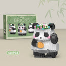 Cute Panda Mini Building Blocks Creative DIY Assembly