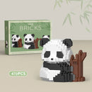 Cute Panda Mini Building Blocks Creative DIY Assembly