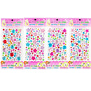 Gem Acrylic Sparkly Crystal Decoration Stickers For Kids