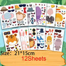 Make A Face Stickers DIY Art Craft For Kids - Make Your Own Stickers