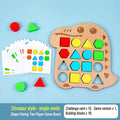 Geometric Shape Color Matching 3D Puzzle Educational Toys For Kids