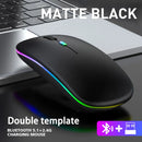 Wireless RGB LED Ergonomic Mouse For PC / Gaming - Bluetooth
