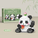 Cute Panda Mini Building Blocks Creative DIY Assembly