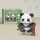 Cute Panda Mini Building Blocks Creative DIY Assembly