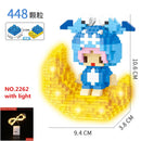 Micro Building Blocks Space Astronaut Figure With Light - Mini Size DIY Bricks Set