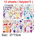 Make A Face Stickers DIY Art Craft For Kids - Make Your Own Stickers