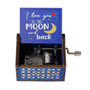 NEW You Are My Sunshine Music Box Color Printed Wooden Hand Operated Musical Box