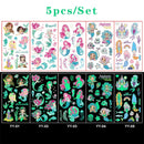 Luminous Temporary Tattoo Stickers for Kids Unicorn - Glow in The Dark Tattoo