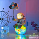 NEW Astronaut Building Blocks With LED Light Mini Bricks
