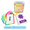 English Words and Math Learning Educational Flash Cards for Kids 3-6 Years