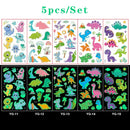 Luminous Temporary Tattoo Stickers for Kids Unicorn - Glow in The Dark Tattoo