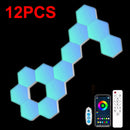 RGB LED Hexagon Light Bluetooth Indoor Wall Light
