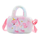 Cute Unicorn Plush Handbag For Girls