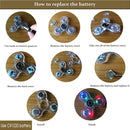 Crystal Luminous LED Light Fidget Spinner