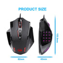 Pro Gaming ReDragon Impact Mouse 17 Buttons 12400 DPI
