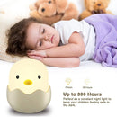 Chick in Egg Shell Easy Touch Night Light Rechargeable Bedside Lamp