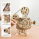 Hand Projector Classic Film Vitascope 3D Wooden Puzzle Model DIY Building Toys - ROKR